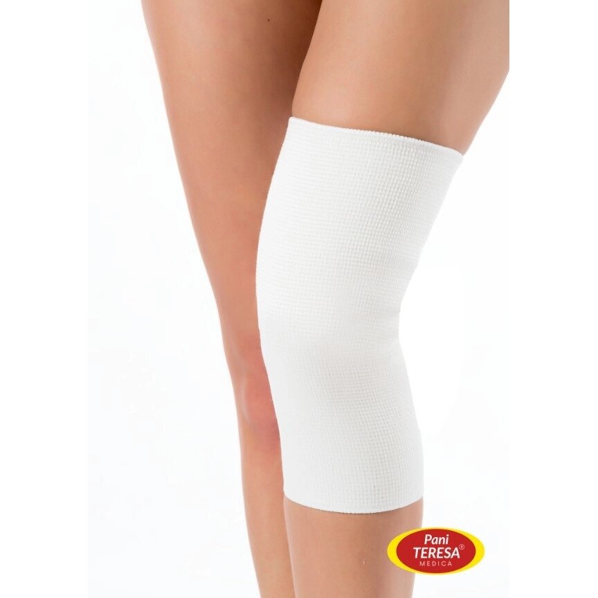 Еластичний бандаж на колінний суглоб (бавовна 35%) (Pani Teresa, 0301) від компанії Фармєдіс, ТОВ - фото 1