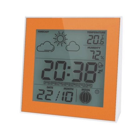 Гігрометр термо-цифровий з годинником Т-06 від компанії Фармєдіс, ТОВ - фото 1