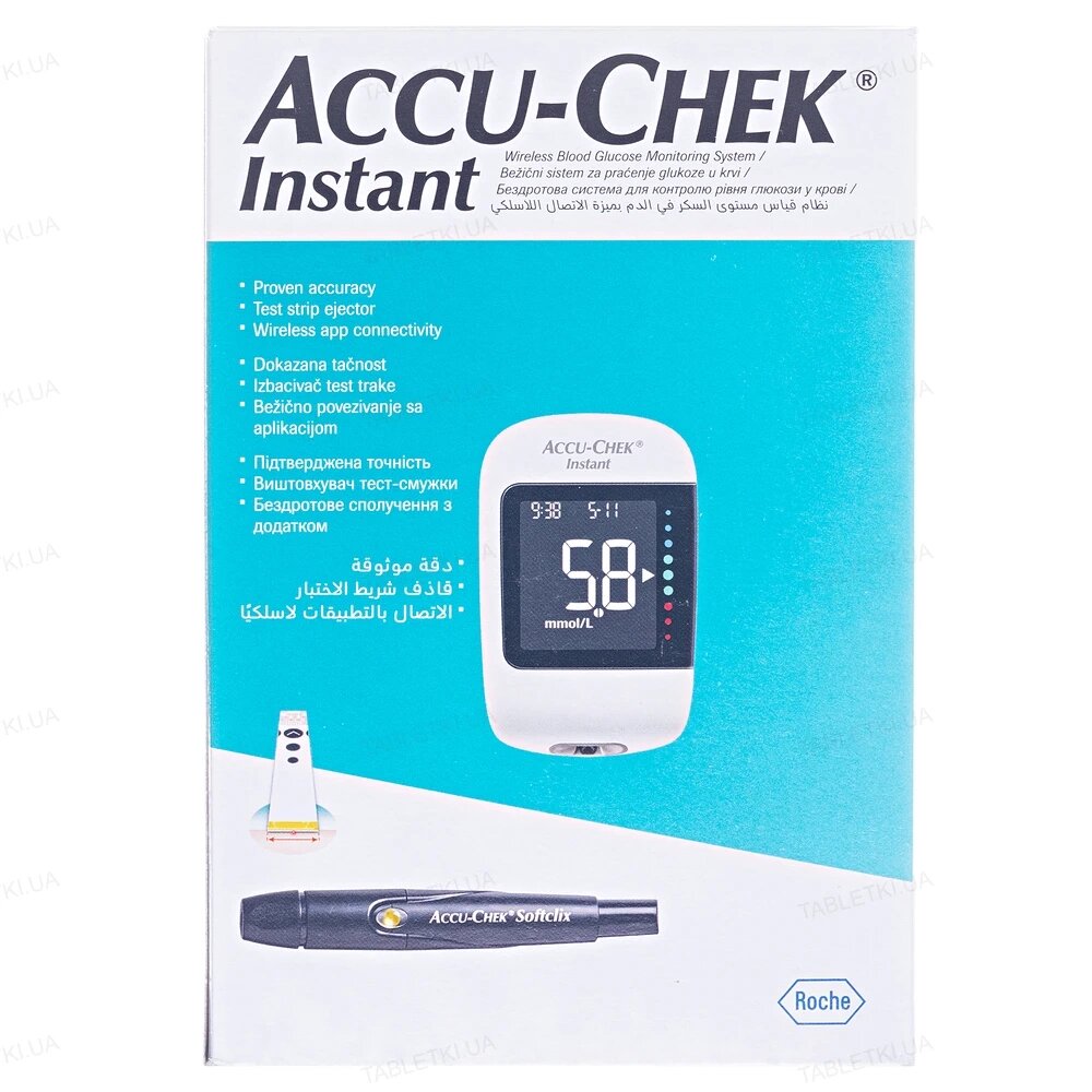 Глюкометр Accu-Chek Інстант від компанії Фармєдіс, ТОВ - фото 1