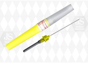 Голка для забору крові JS G-20 (жовта) для вакуумних систем