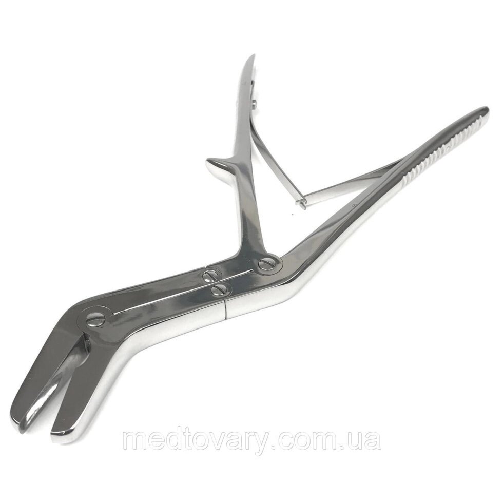 Кусачки за Forceps Echlin № 2. Довжина 23 см, розміри робочої частини 25 х 8 мм від компанії Фармєдіс, ТОВ - фото 1