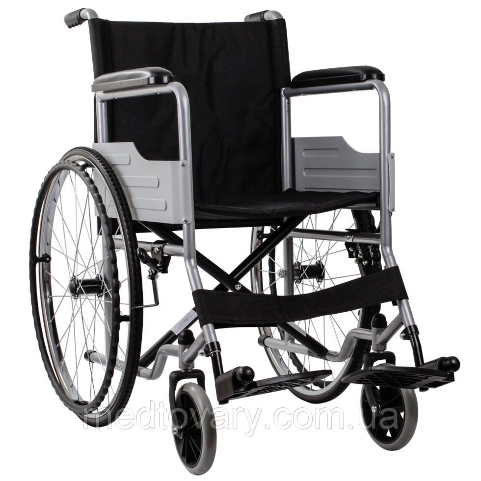 Механічна інвалідна коляска «ECONOMY 2» від компанії Фармєдіс, ТОВ - фото 1