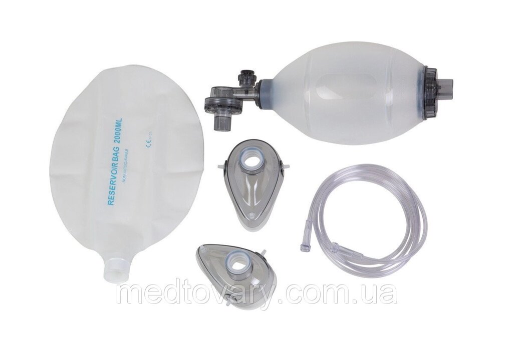 Мішок дихальний ручний типу АМБУ багаторазовий для новонароджених від компанії Фармєдіс, ТОВ - фото 1