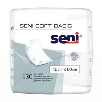 Пелюшки 40х60 "Seni" Soft Basic №30 від компанії Фармєдіс, ТОВ - фото 1