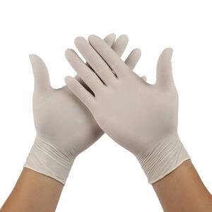 Рукавички латексні оглядові неопудрені, нестерильні, MEDICAL PROFESSIONAL, Latex PF Exam Gloves (50 пар)