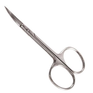 Ножиці для розрізання марлевих пов'язок загострені вигнуті. Довжина 10 см