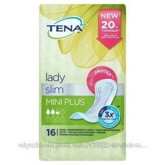 Прокладки урологічні TENA Lady Slim Mini Plus (16 шт) від компанії Фармєдіс, ТОВ - фото 1