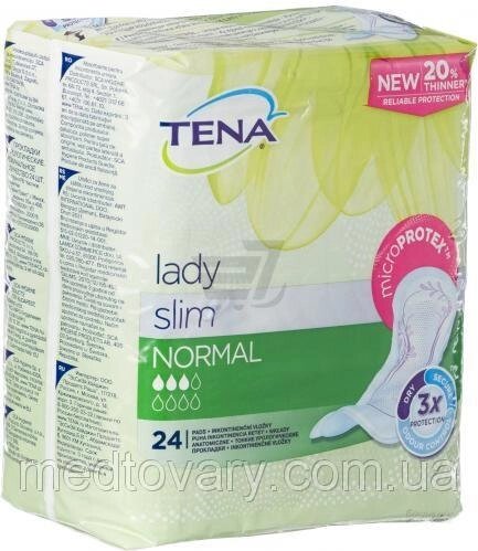 Прокладки урологічні Tena Lady Slim Normal від компанії Фармєдіс, ТОВ - фото 1