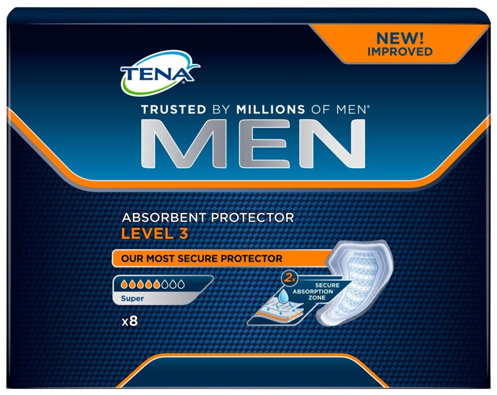 Прокладки урологічних Тена Men 3 No8 від компанії Фармєдіс, ТОВ - фото 1