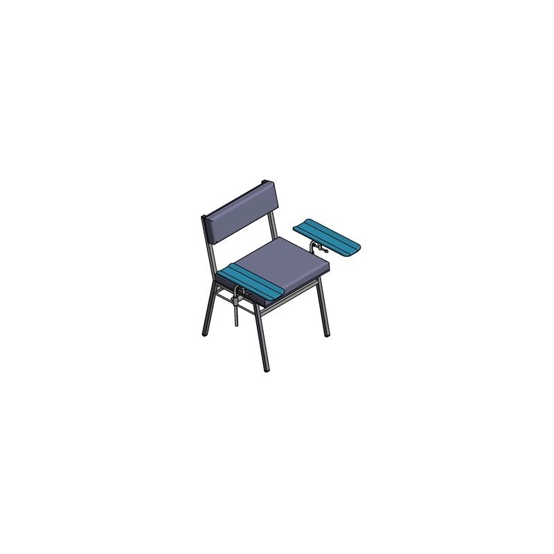 Стілець донорський з двома підлокітниками АТОН СД-01 (стілець донора) від компанії Фармєдіс, ТОВ - фото 1