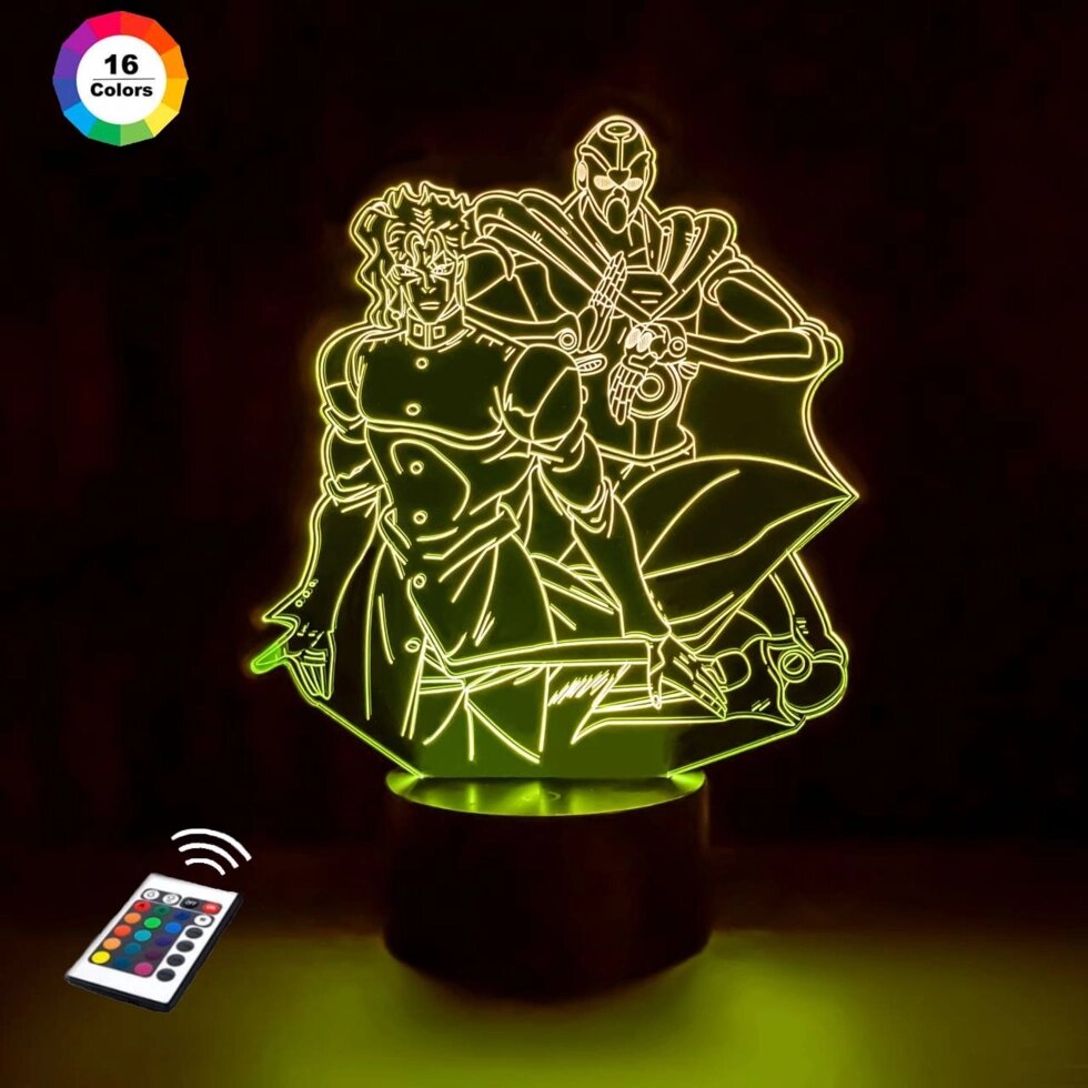 3D нічник "Кокейн" (ВОЛІЧНЕ ЗОБРАЖЕННЯ) 16 кольорів + пульт ДК 3DTOYSLAMP від компанії Polmart - фото 1