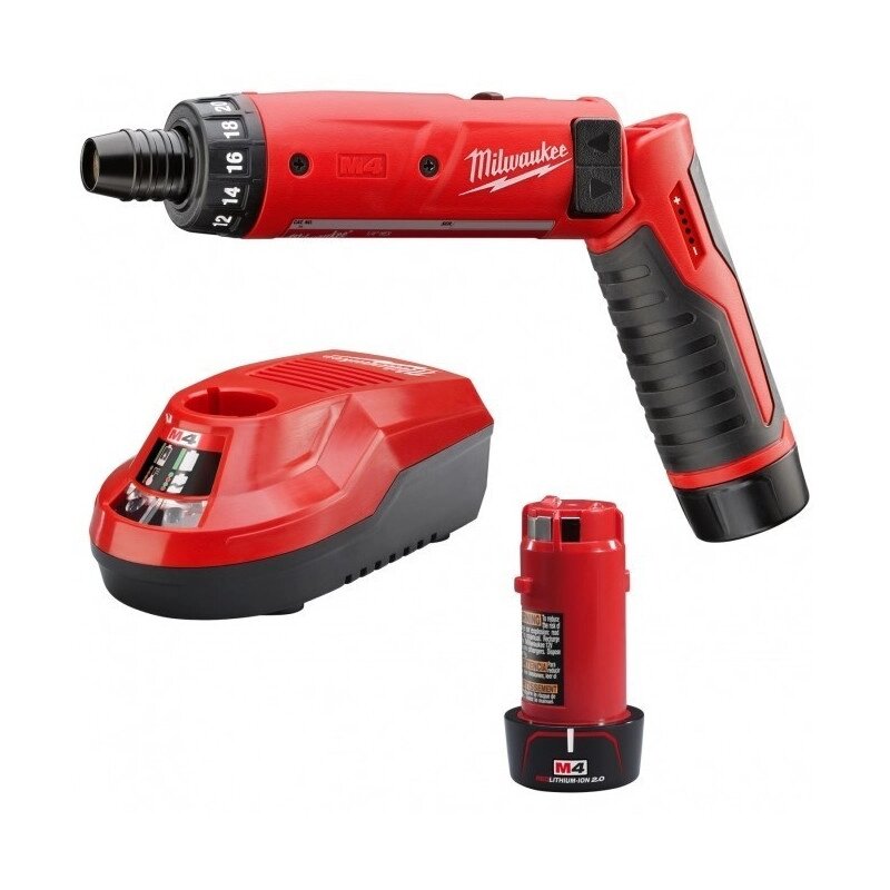 Акумуляторна викрутка, крутий. мом. 5 Нм, MILWAUKEE M4 D-202B 4933440475 від компанії Polmart - фото 1