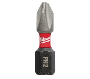 Біта для шуруповерта Milwaukee Shockwave Impact Duty PH2 x 25 мм (2шт)