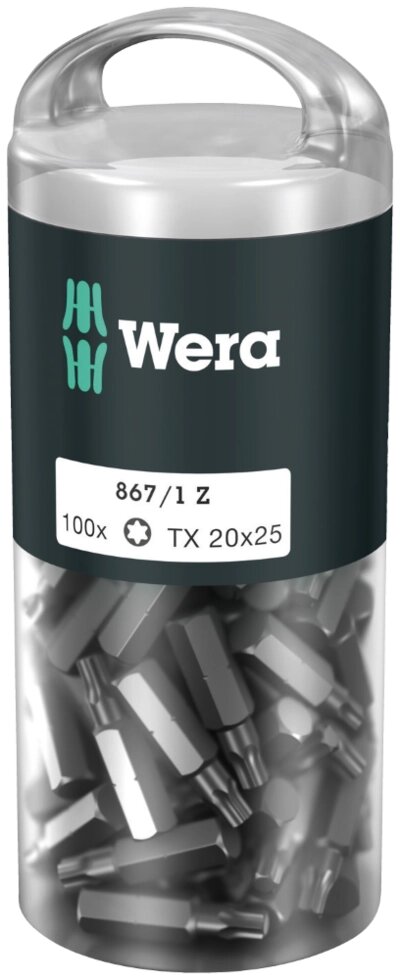 Біти WERA 867/1 TORX, 05072446001, 100TX1025 від компанії Polmart - фото 1