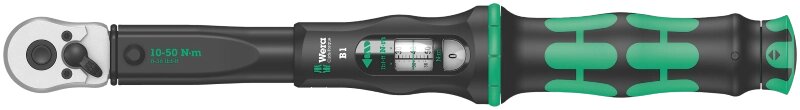 Динамометричний ключ з тріскачкою та реверсом Wera Click-Torque B 1, 05075610001 від компанії Polmart - фото 1