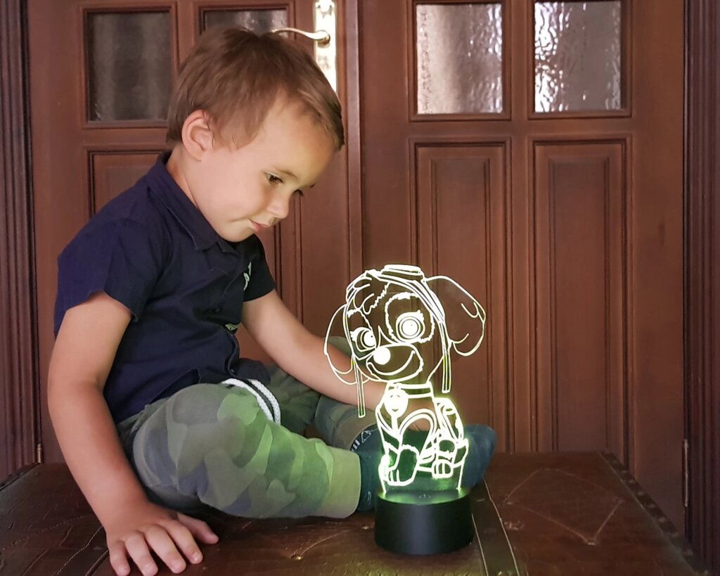 Дитячий нічник - світильник "Щенячий патруль 2" 3DTOYSLAMP від компанії Polmart - фото 1