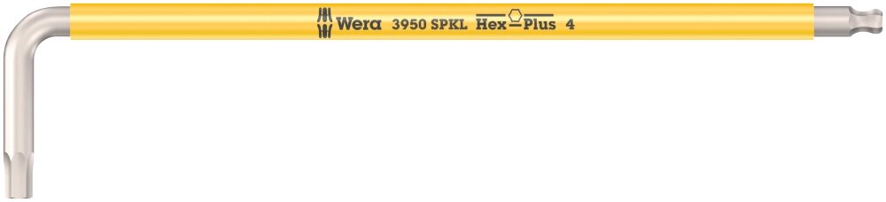 Г-подібний ключ WERA, 3950 SPKL Multicolour, метричний, нержавіюча сталь, 05022664001, 4.0137мм від компанії Polmart - фото 1