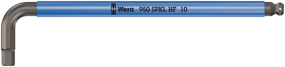 Г-подібний ключ WERA, 950 SPKL HF Multicolour, метричний, з фіксуючою функцією, 05022205001, 10.0224мм від компанії Polmart - фото 1