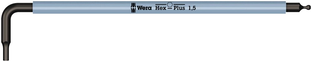 Г-подібний ключ WERA, 950 SPKL Multicolour, метричний, 05022600001, 1.590мм від компанії Polmart - фото 1