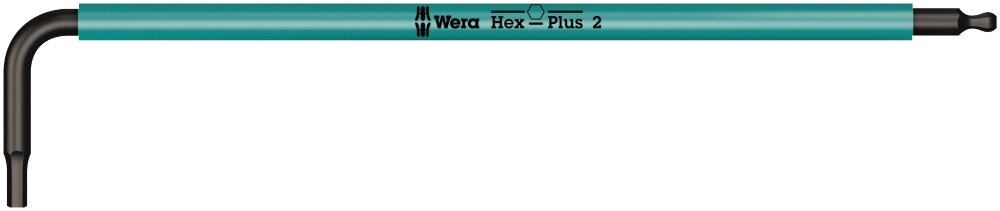 Г-подібний ключ WERA, 950 SPKL Multicolour, метричний, 05022602001, 2.0101мм від компанії Polmart - фото 1