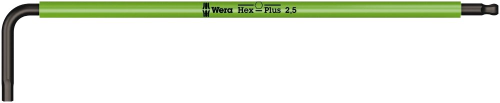 Г-подібний ключ WERA, 950 SPKL Multicolour, метричний, 05022604001, 2.5112мм від компанії Polmart - фото 1