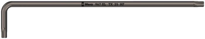 Г-подібний ключ WERA, 967 XL HF, з фіксуючою функцією, подовжений, 05024456001, TX25154мм від компанії Polmart - фото 1