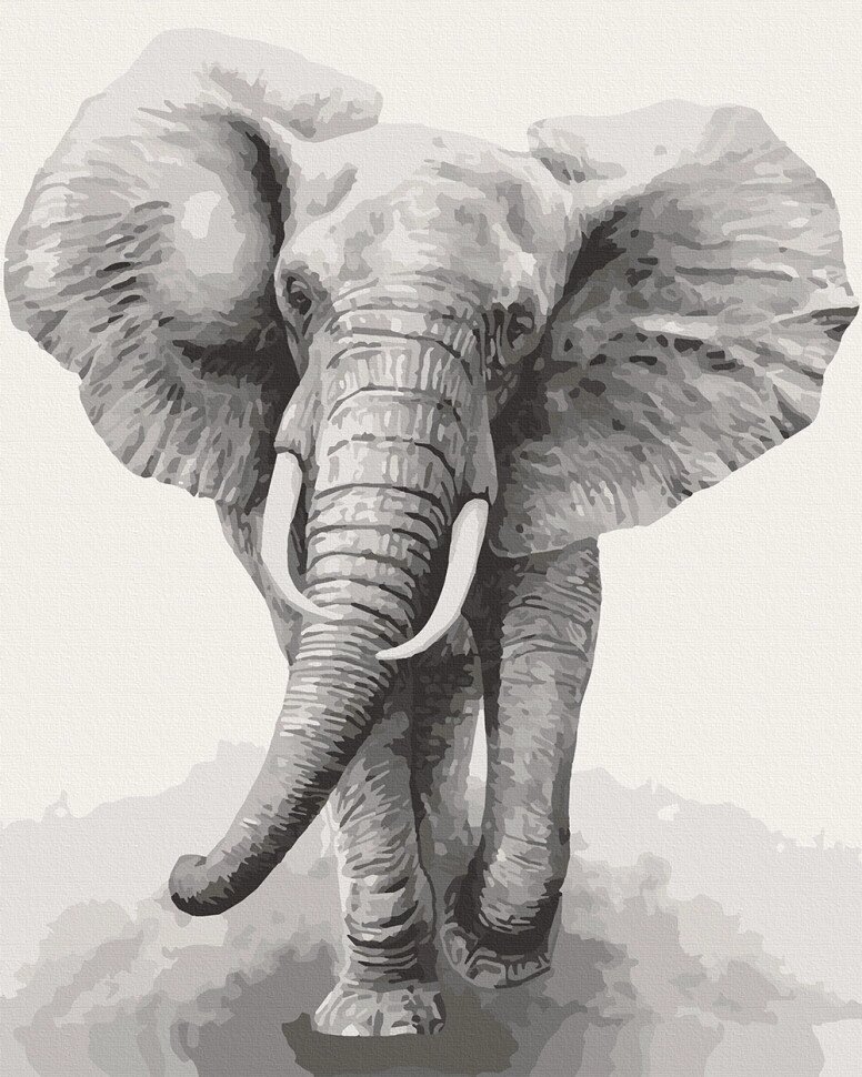 Картина за номерами. Art Craft "Африканський слон" 40х50 см 11629-AC від компанії Polmart - фото 1