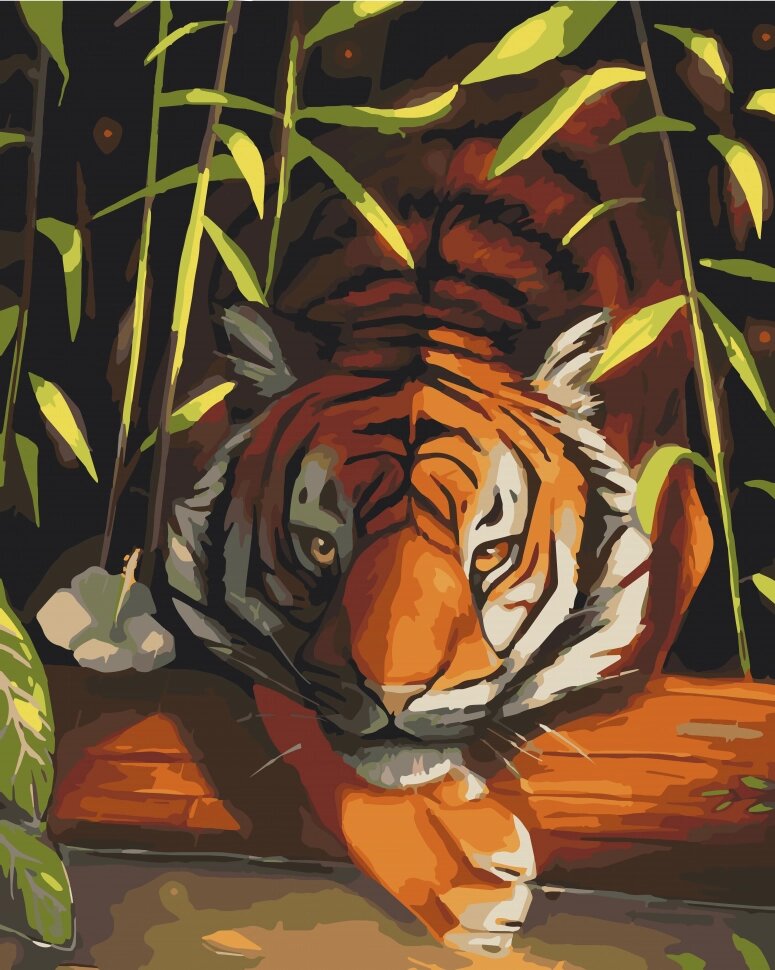 Картина за номерами. Art Craft "Бенгальський тигр" 40*50 см 11618-AC від компанії Polmart - фото 1
