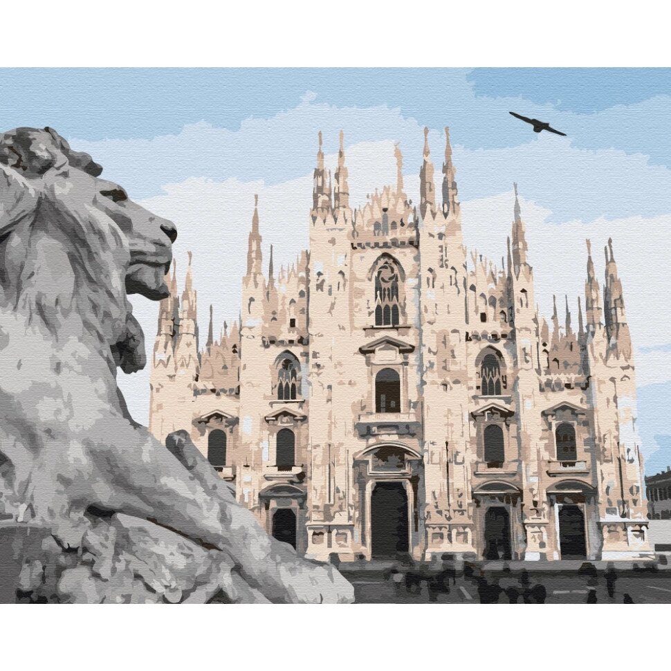 Картина за номерами "Міланський собор" Brushme BS51661 40х50 см від компанії Polmart - фото 1