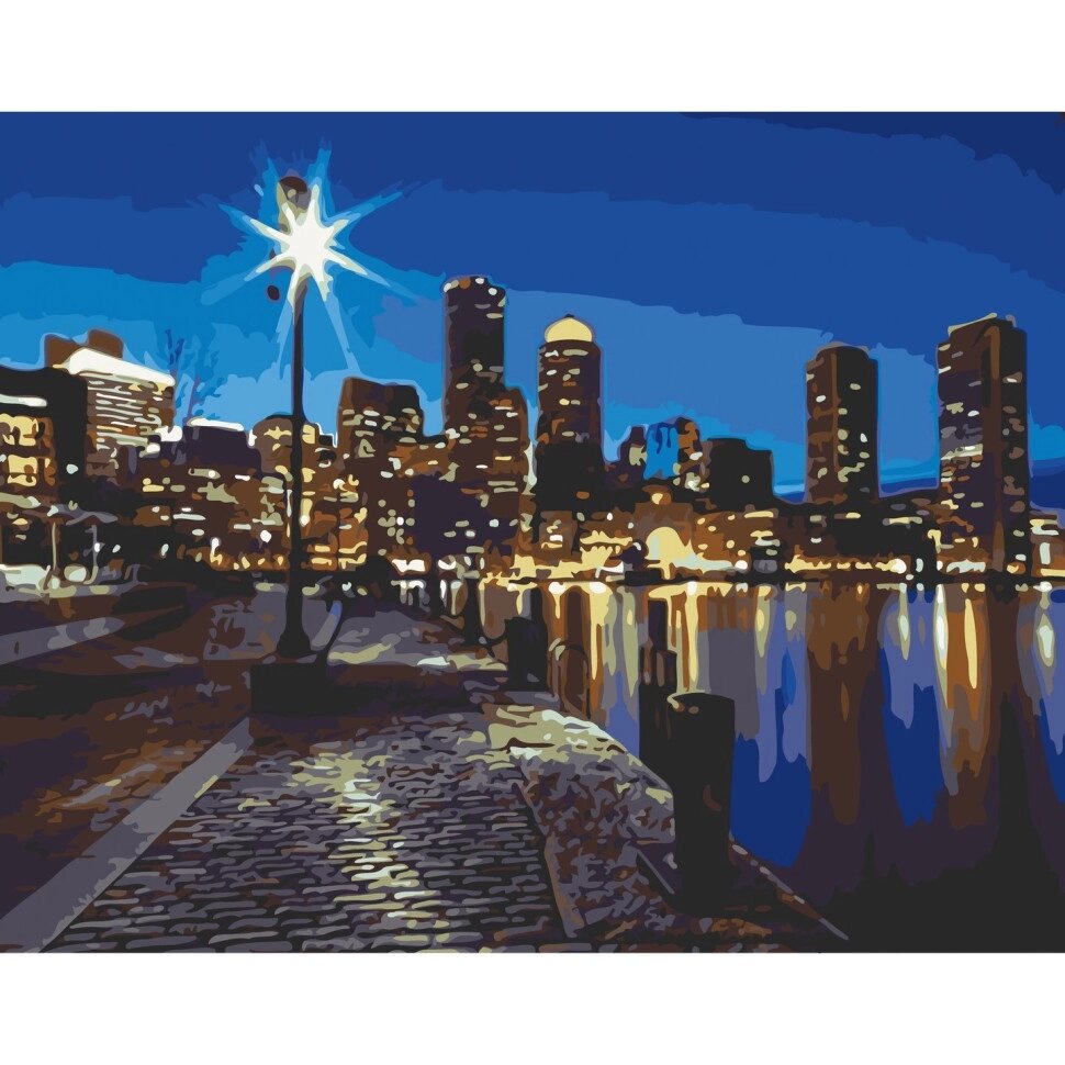 Картина за номерами "Вечірнє місто" Art Craft 11004-AC 40х50 см від компанії Polmart - фото 1