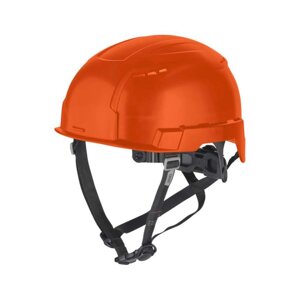 Каска захисна BOLT200 вентильованого для промислового альпінізму помаранчева MILWAUKEE