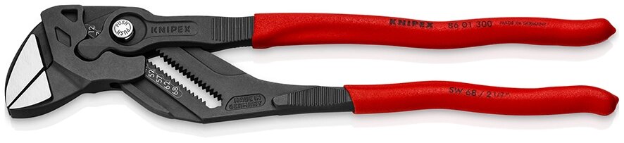 Кліщі переставні гайковий ключ KNIPEX 86 01 300 від компанії Polmart - фото 1