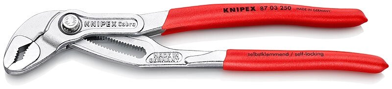 Кліщі сантехнічні KNIPEX Cobra 87 03 250 від компанії Polmart - фото 1