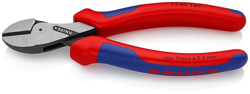 Кусачки бокові компактні X-Cut KNIPEX 73 02 160 від компанії Polmart - фото 1