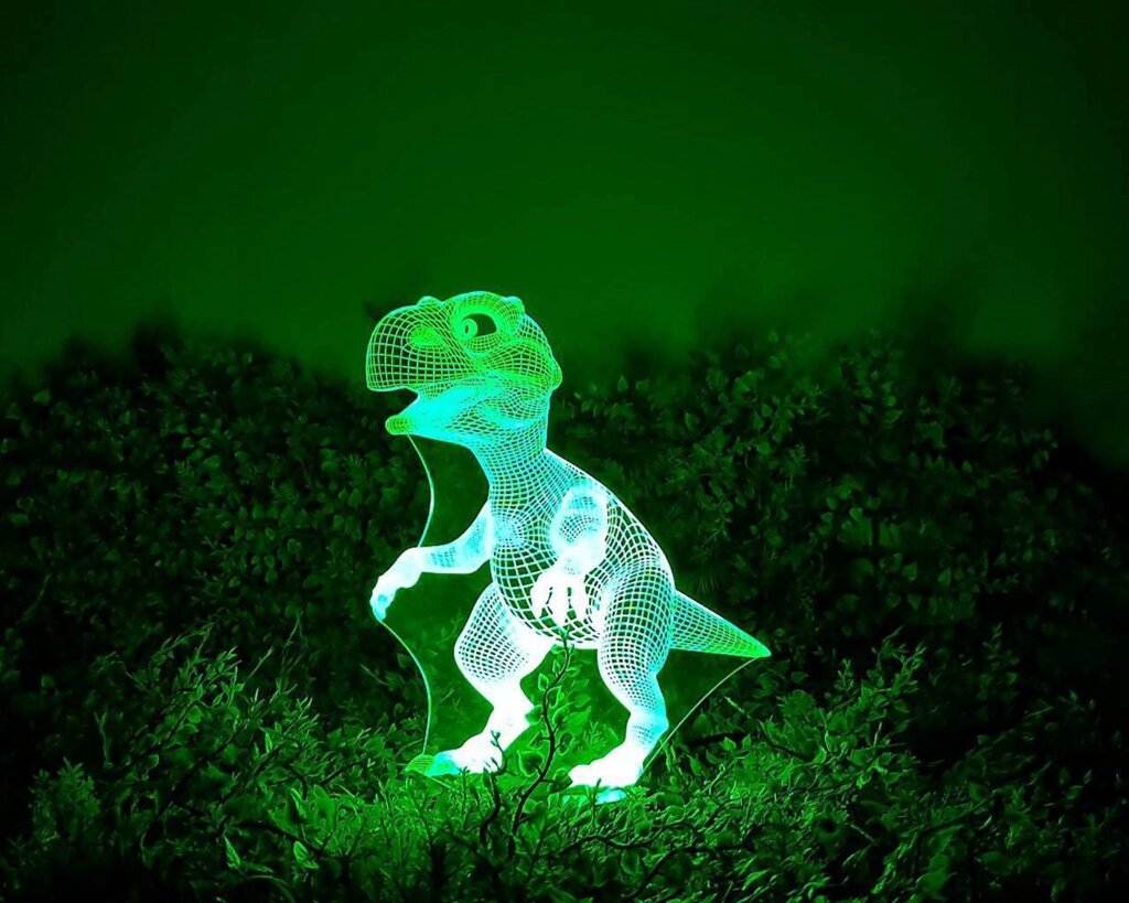 Нічник 3D світильник "Динозаврик" 3D Creative від компанії Polmart - фото 1