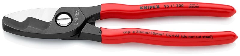 Ножиці для різання кабелів KNIPEX 95 11 200 від компанії Polmart - фото 1