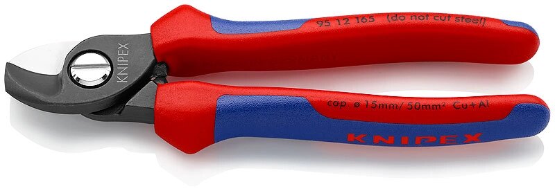 Ножиці для різки кабелів KNIPEX 95 12 165 від компанії Polmart - фото 1