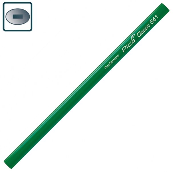 Олівець муляра Pica Classic 541, Stonemason Pencil, твердий від компанії Polmart - фото 1