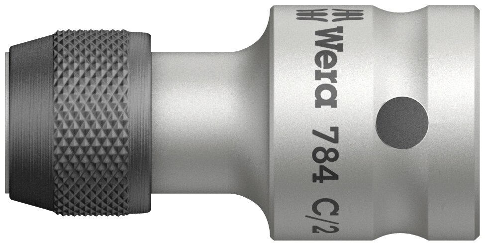 Перехідник із приводом із швидкозатискним патроном Wera 784 C/2 1/2", 50мм, 05042768001 від компанії Polmart - фото 1