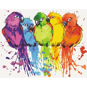 Зображення на числах «Рейс-папуги» мистецтв 10617-AC 40x50 см
