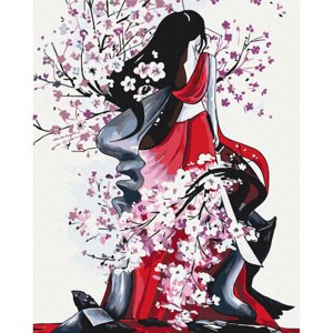 Картина за номерами "Сила сакури" Yana Biluhina Brushme BS53800 40x50 см