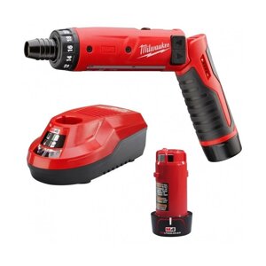 Акумуляторна викрутка, крутий. мом. 5 Нм, MILWAUKEE M4 D-202B 4933440475