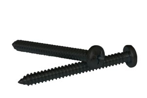Саморіз DIN 7981-CM 4,2x19 цинк платковий чорний упк 500 шт