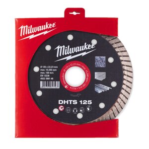 Алмазний диск DHTS 125 для керамограніт, плитка, метал MILWAUKEE
