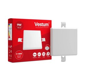 Світильник LED "без рамки" квадрат Vestum 9W 4100K