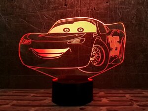 Змінна пластина для 3D світильників "Автомобіль 26" 3DTOYSLAMP