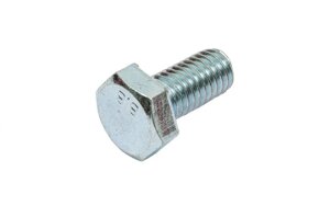 Болт з шестигранною головкою DIN 933 М8х16 Metalvis к. м. 8.8 повна різьба цинк білий 250 шт./пачка