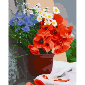 Зображення на числа «Квіти червня» мистецтва ремесла 12149-AM 40x50 см