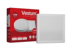 Світильник LED накладний квадратний Vestum 12W 4000K 220V