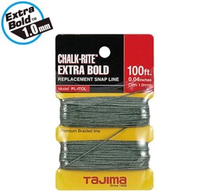 Запасний шнур розмічальний 1мм*30м TAJIMA Extra Bold PLITOL